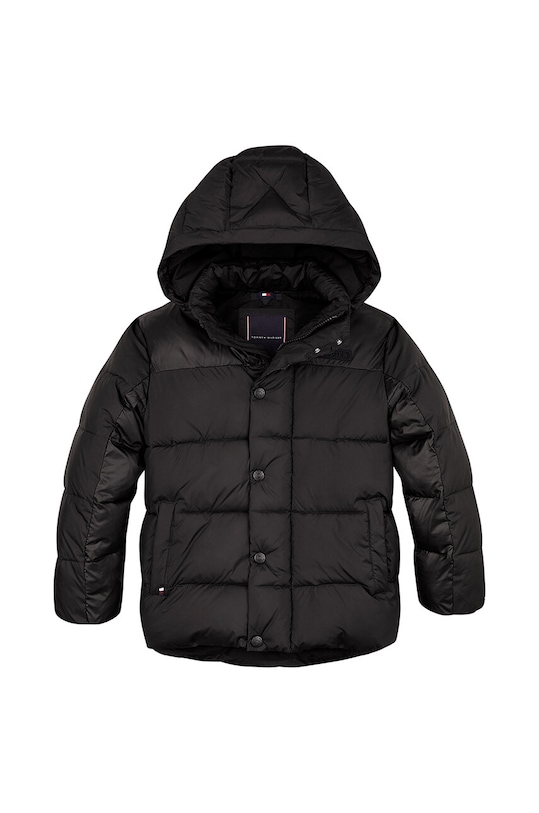 Dječja jakna Tommy Hilfiger KB0KB09207.9BYH.104.122 crna AW24