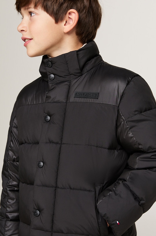 Dječaci Dječja jakna Tommy Hilfiger KB0KB09207.9BYH.104.122 crna
