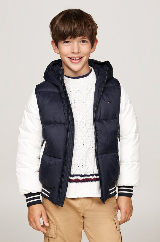 Детская куртка Tommy Hilfiger с утеплением тёмно-синий KB0KB09465.9BYH.128.176