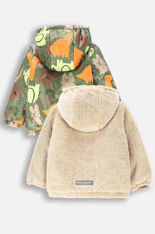 Coccodrillo geacă reversibilă pentru copii ZC4152501SBN verde AW24