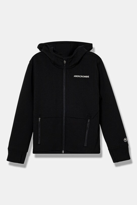 Abercrombie & Fitch bluza copii uni negru KI222.4135