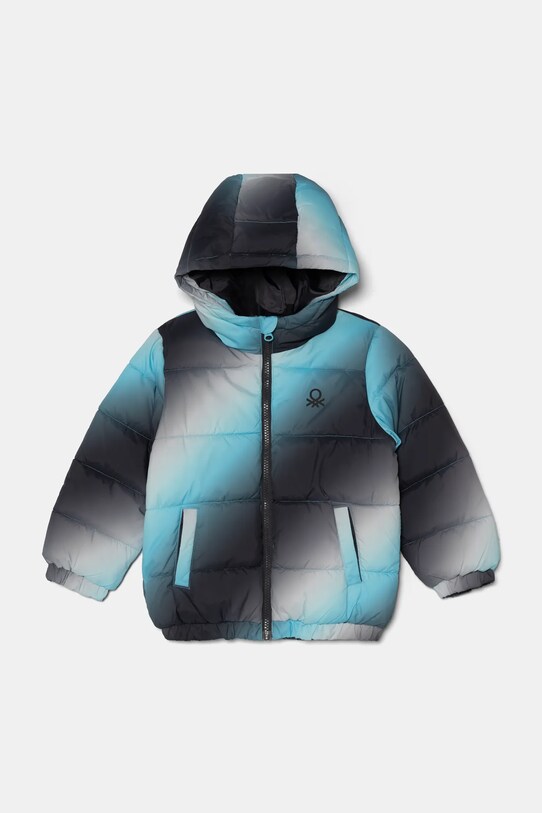 Детская куртка United Colors of Benetton с утеплением голубой 2UKBGN03H.P.Seasonal