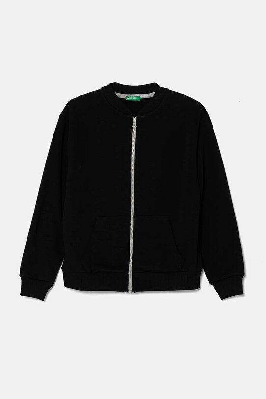Detská mikina United Colors of Benetton 3PANC504M.G.Seasonal čierna AW24