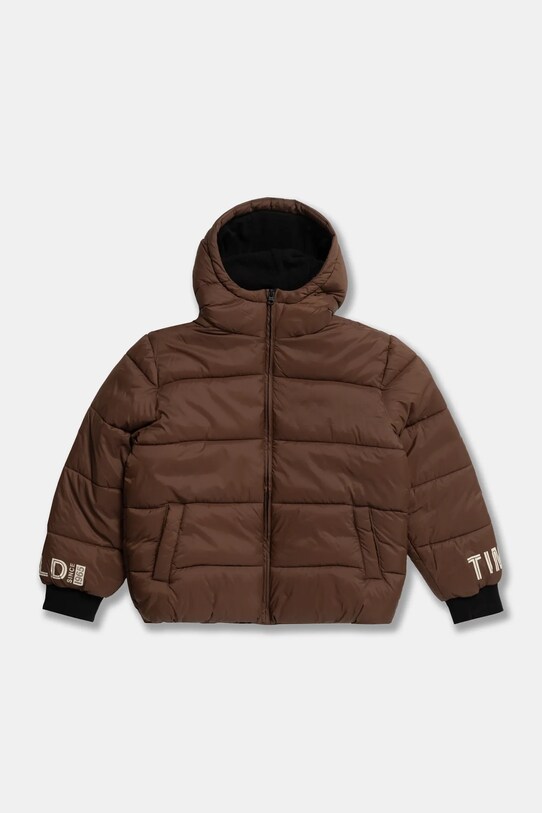 Детско яке United Colors of Benetton с изолация кафяв 2MZKCN05K.G.Seasonal