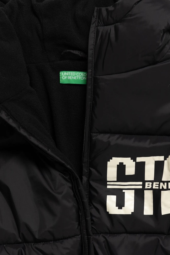 Αγορίστικα Παιδικό μπουφάν United Colors of Benetton 2MZKCN05K.G.Seasonal μαύρο