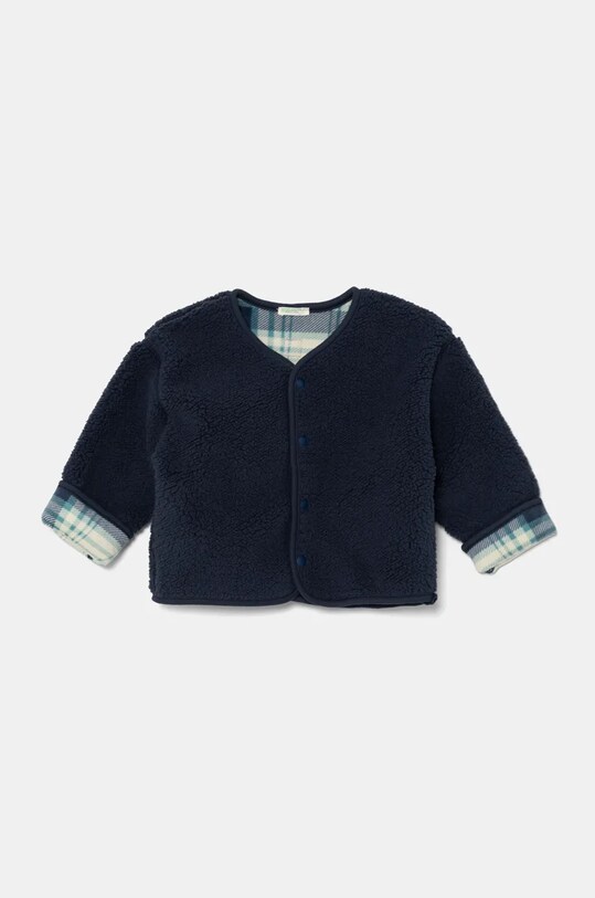 Кофта для немовлят United Colors of Benetton без капюшона темно-синій 3EKNA501G.B.W.Seasonal