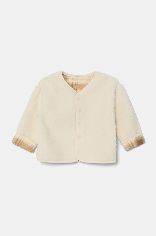 Кофта для младенцев United Colors of Benetton без капюшона бежевый 3EKNA501G.W.Seasonal