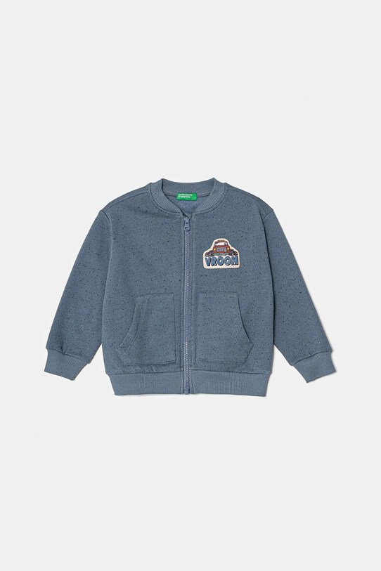 Детская кофта United Colors of Benetton без капюшона голубой 3O4ZG503F.P.Seasonal
