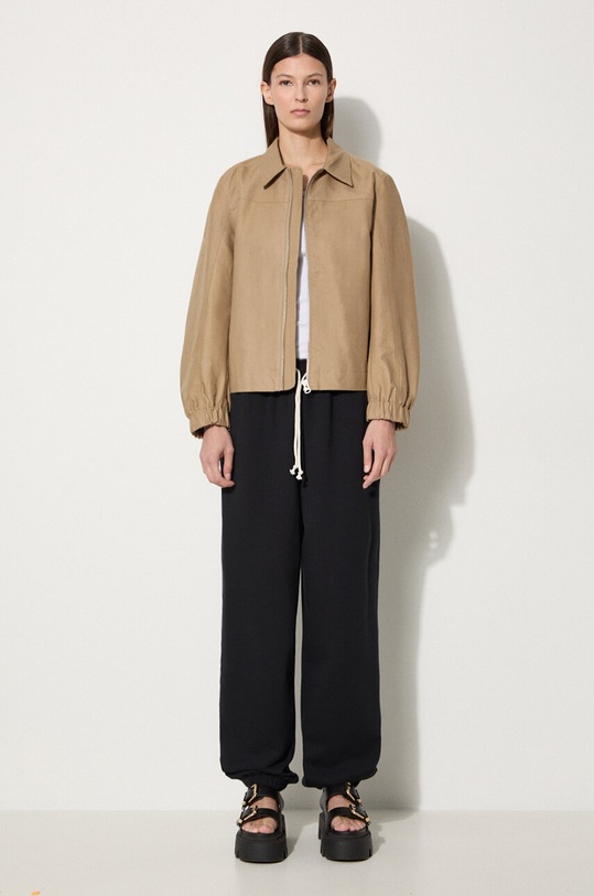 Samsoe Samsoe cotton jacket SAJOY F24200073 beige AW24