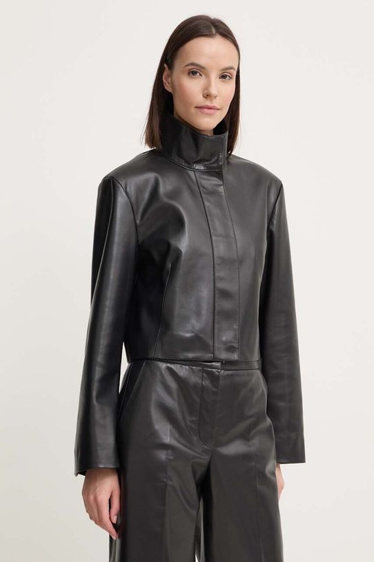 Jakna Calvin Klein bez tople podstave crna K20K207975