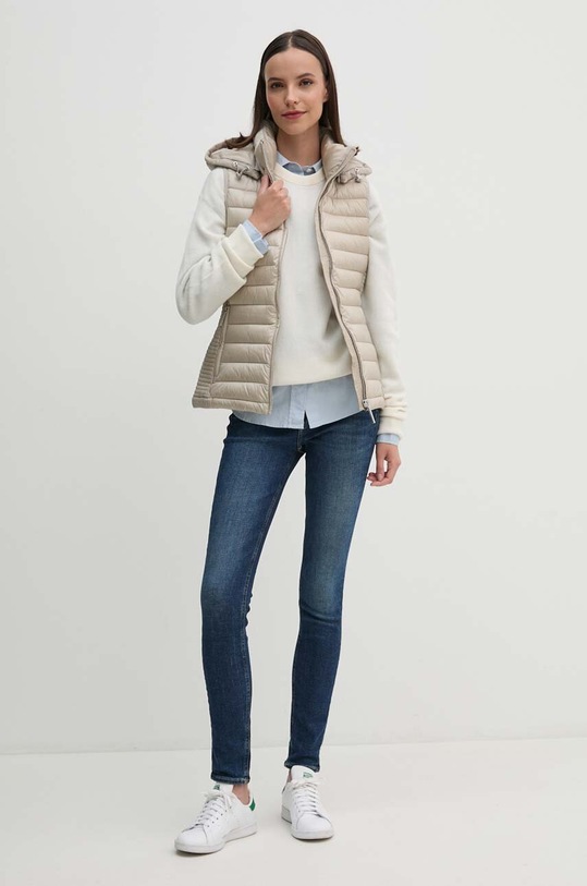 Calvin Klein bezrękawnik K20K207107 beżowy AW24