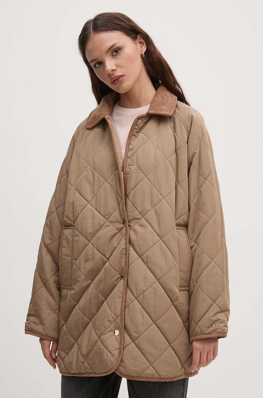 Tommy Hilfiger kurtka dwustronna bez kaptura beżowy WW0WW42345