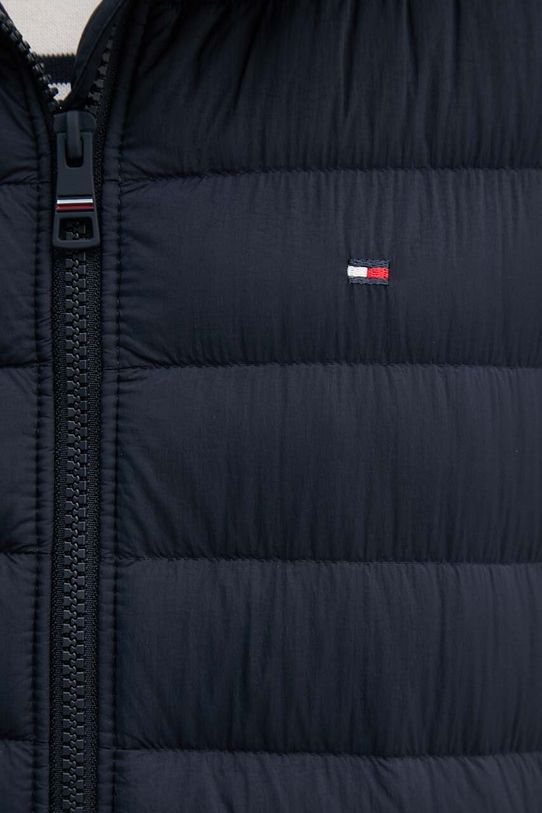 Páperová bunda Tommy Hilfiger WW0WW42349 tmavomodrá