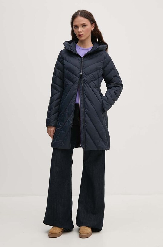 Пухова куртка Tommy Hilfiger WW0WW42622 темно-синій AW24