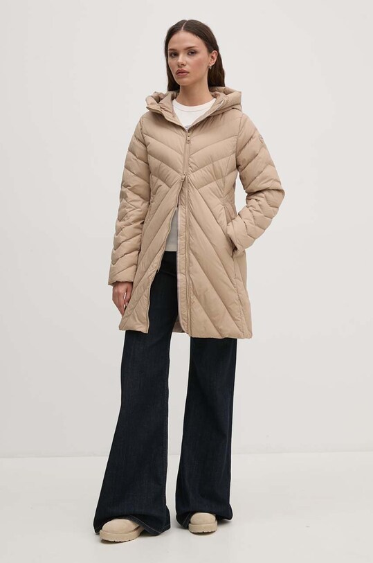 Пухова куртка Tommy Hilfiger WW0WW42622 бежевий AW24