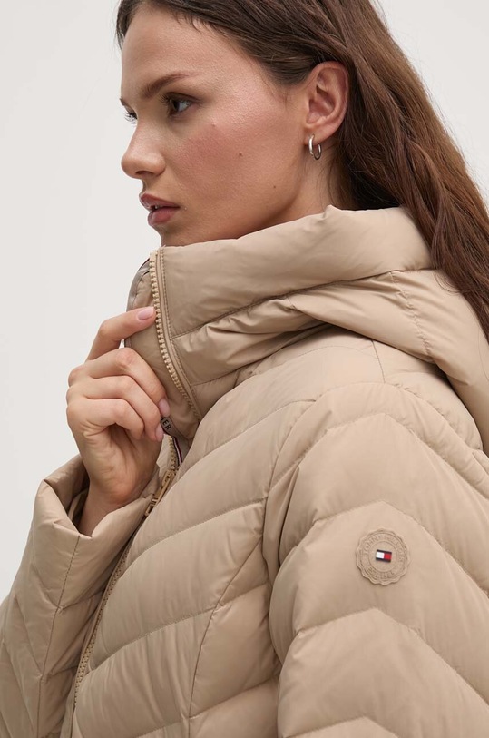 Пухова куртка Tommy Hilfiger бежевий WW0WW42622