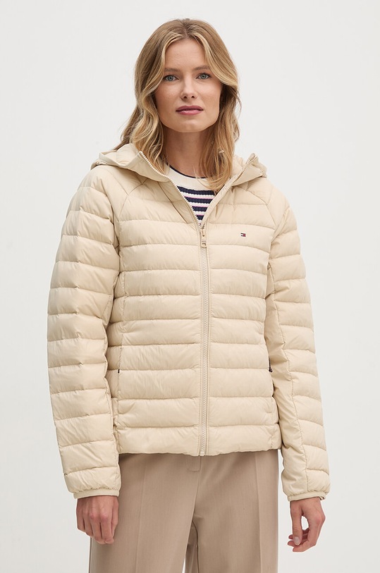 Péřová bunda Tommy Hilfiger WW0WW42350 béžová AW24