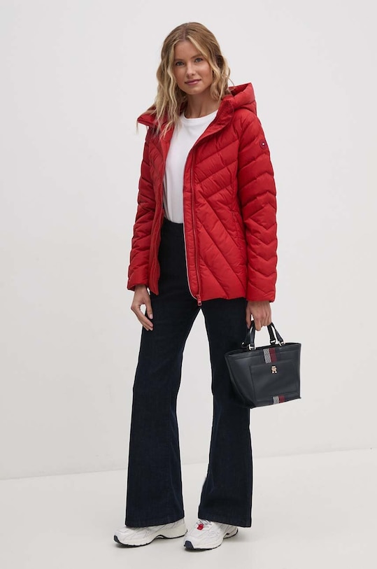 Tommy Hilfiger kurtka puchowa WW0WW42623 czerwony AW24