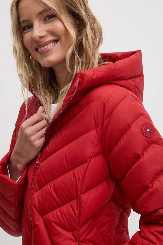 Tommy Hilfiger kurtka puchowa czerwony WW0WW42623