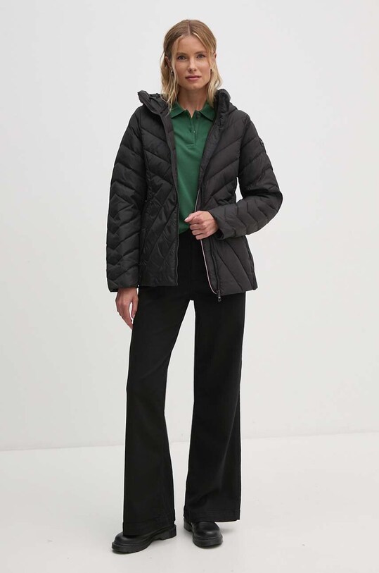 Péřová bunda Tommy Hilfiger WW0WW42623 černá AW24