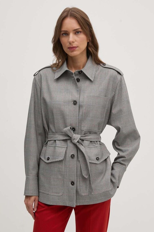 Tommy Hilfiger kurtka WW0WW43316 szary AW24