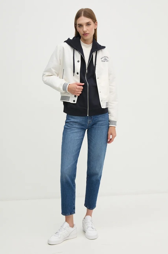 Tommy Hilfiger bomber dzseki WW0WW43320 fehér AW24