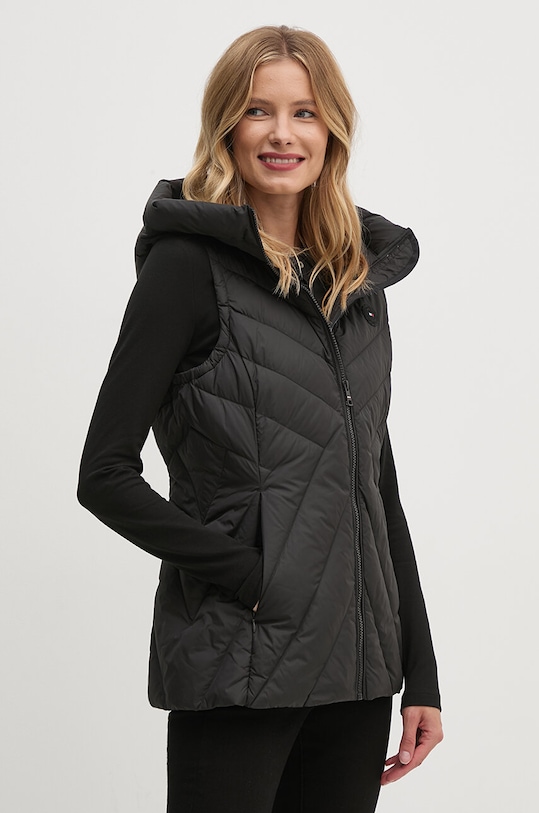 Tommy Hilfiger vesta de puf negru WW0WW42624