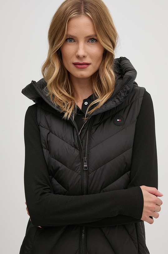 Tommy Hilfiger vesta de puf WW0WW42624 negru