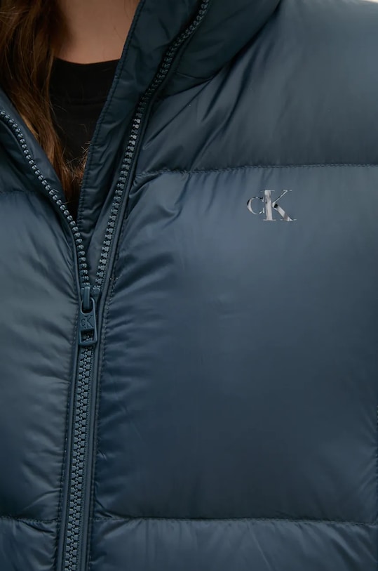 Calvin Klein Jeans kurtka puchowa J20J223577 granatowy