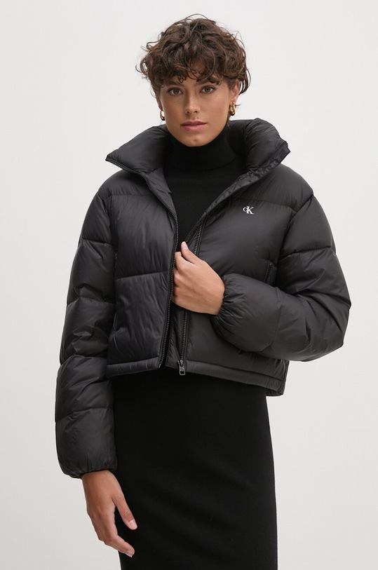 Пухено яке Calvin Klein Jeans черен J20J223577
