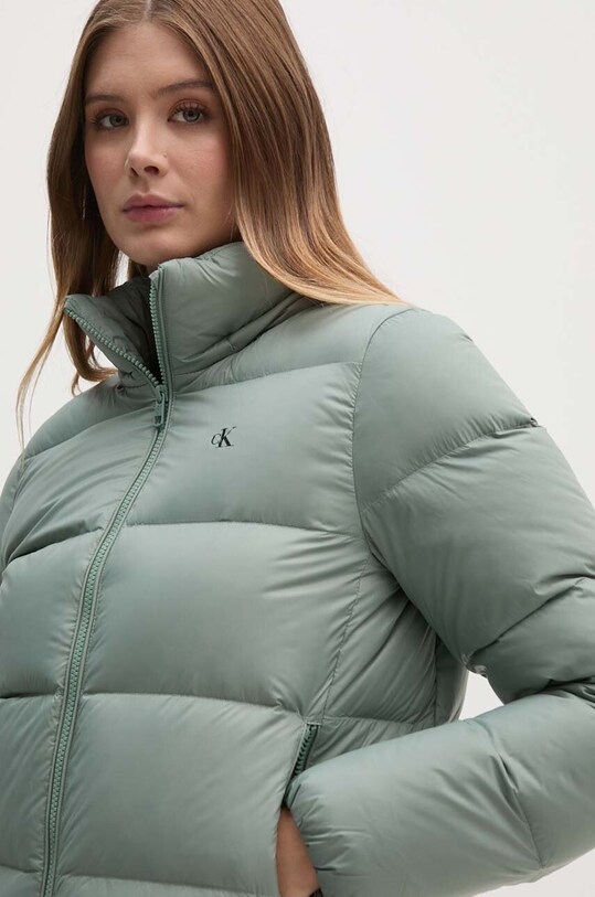 Пуховая куртка Calvin Klein Jeans с утеплением зелёный J20J223571