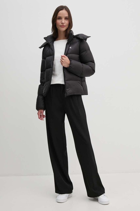Μπουφάν με επένδυση από πούπουλα Calvin Klein Jeans J20J223571 μαύρο AW24