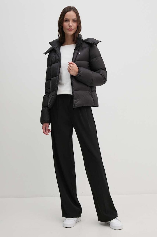 Μπουφάν με επένδυση από πούπουλα Calvin Klein Jeans J20J223571 μαύρο AW24