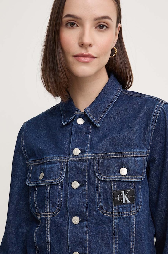 Calvin Klein Jeans kurtka jeansowa niebieski J20J223670