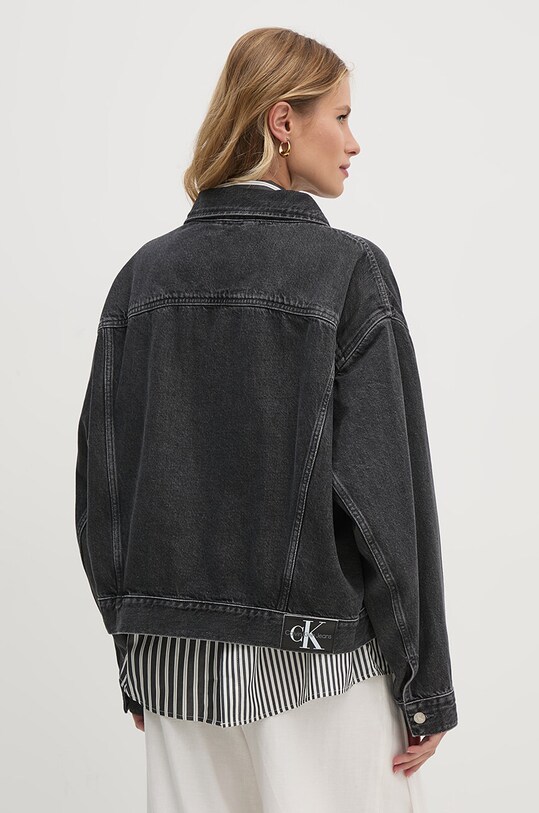Odzież Calvin Klein Jeans kurtka jeansowa J20J223711 szary