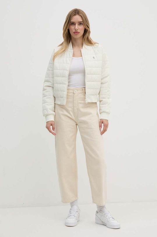 Куртка-бомбер Calvin Klein Jeans J20J223871 бежевый AW24