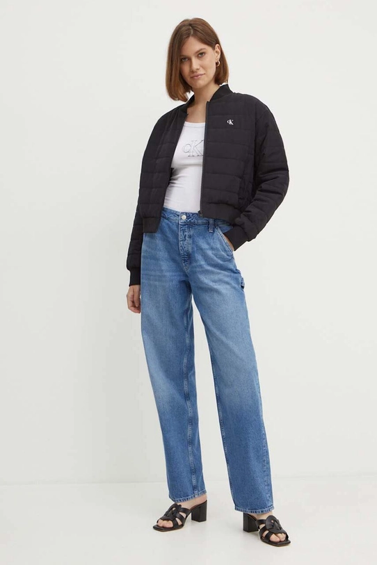 Calvin Klein Jeans kurtka bomber J20J223871 czarny AW24