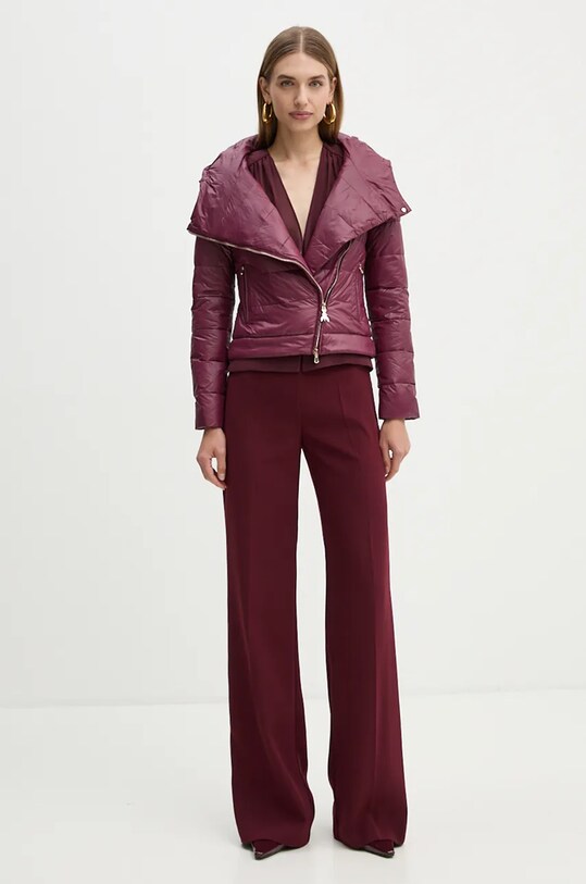 Patrizia Pepe geaca 8O0135.A503 burgundia AW24