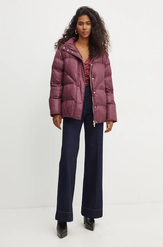 Bunda Patrizia Pepe 8O0143.A451 burgundské AW24