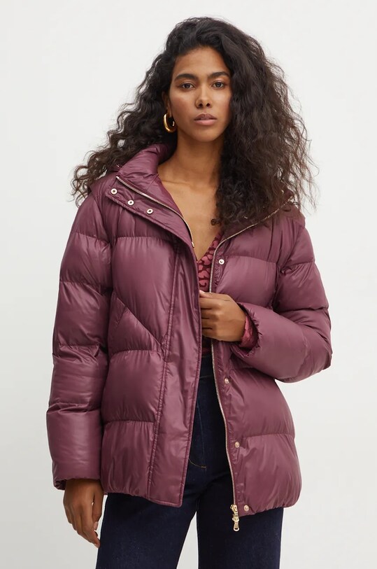 Bunda Patrizia Pepe burgundské 8O0143.A451