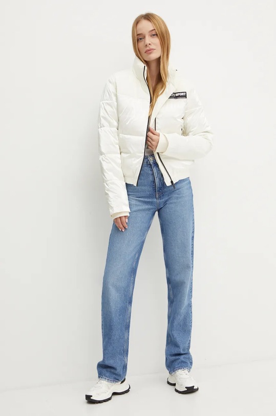 PLEIN SPORT geaca FADC.WRB1395.SXV005N bej AW24