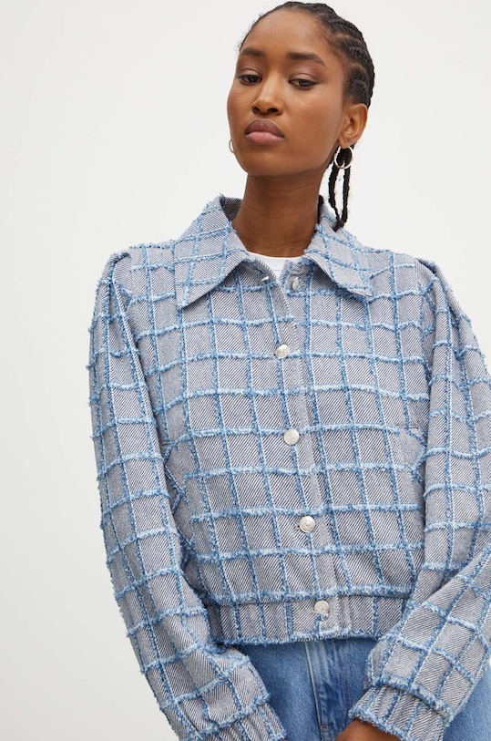 BOSS Orange kurtka nieocieplane niebieski 50518962