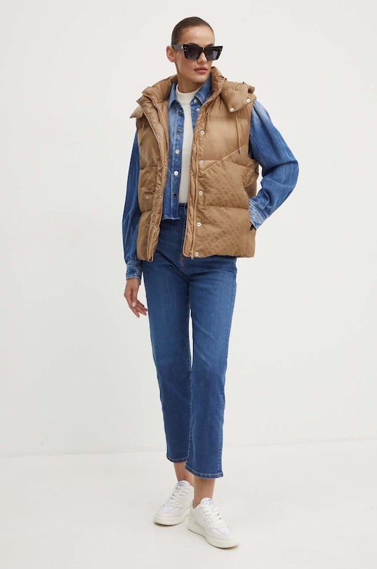 Boss Orange camasa jeans 50518242 albastru AW24