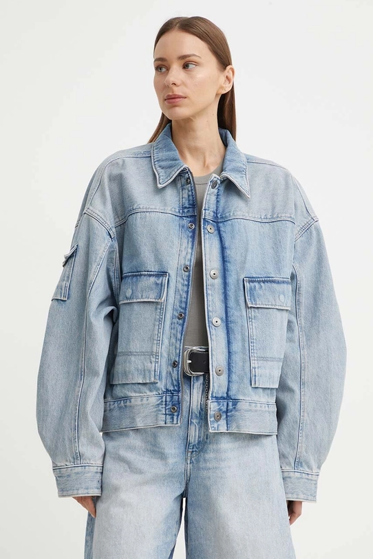 Джинсова куртка G-Star Raw джинс блакитний D24942.D436