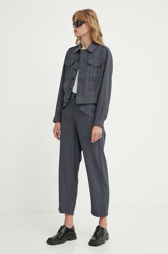 Bunda G-Star D24583.D522 šedá AW24