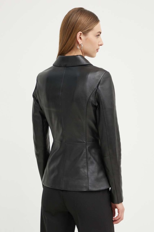 Odzież BOSS kurtka skórzana 50518240 czarny