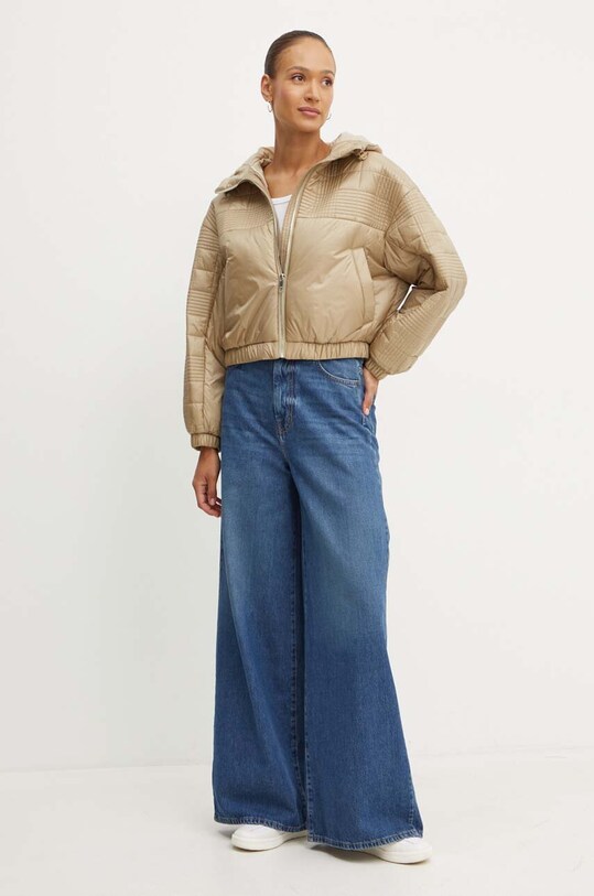 Bunda BOSS 50518851 béžová AW24