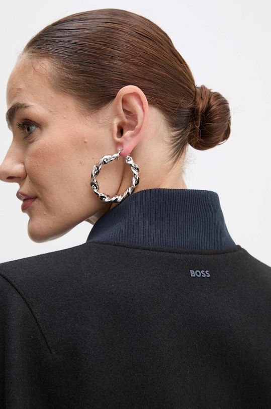 BOSS kurtka bomber z domieszką wełny 50518933 granatowy