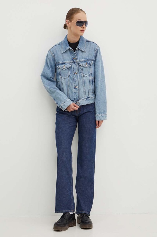 HUGO Blue kurtka jeansowa 50517249 niebieski AW24