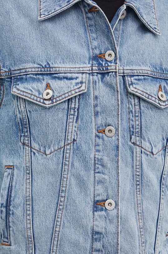 HUGO Blue kurtka jeansowa 50517249 niebieski